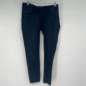 DL1961 Jess Maternity Skinny Jeans 26 Blue Dark Wash Side Panel Below Belly